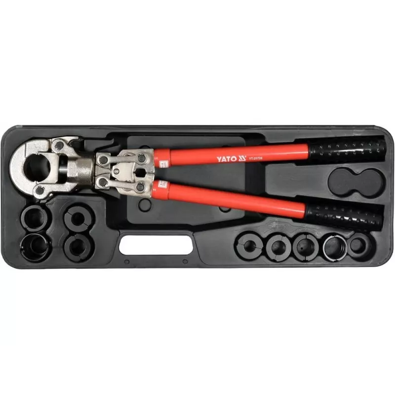Yato PEX-AL-PEX Crimping Manual Crimping Tool With 8 Bones Set