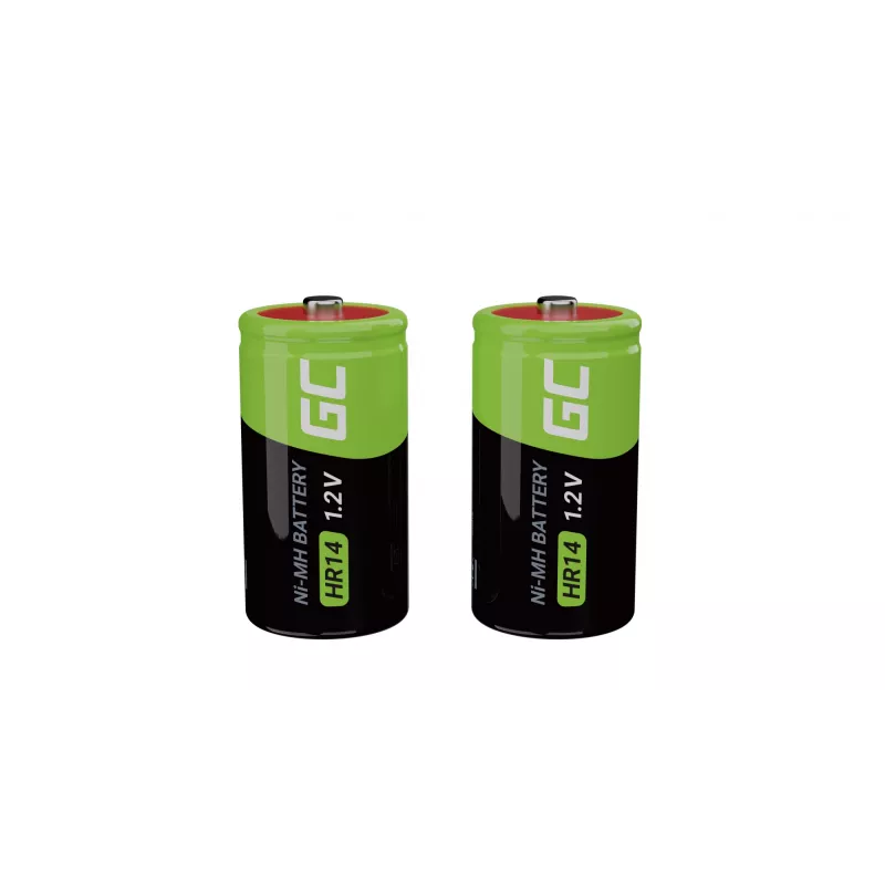 4x Ni-MH Battery HR14 - Rechargeable - 1.2V - 4000mAh