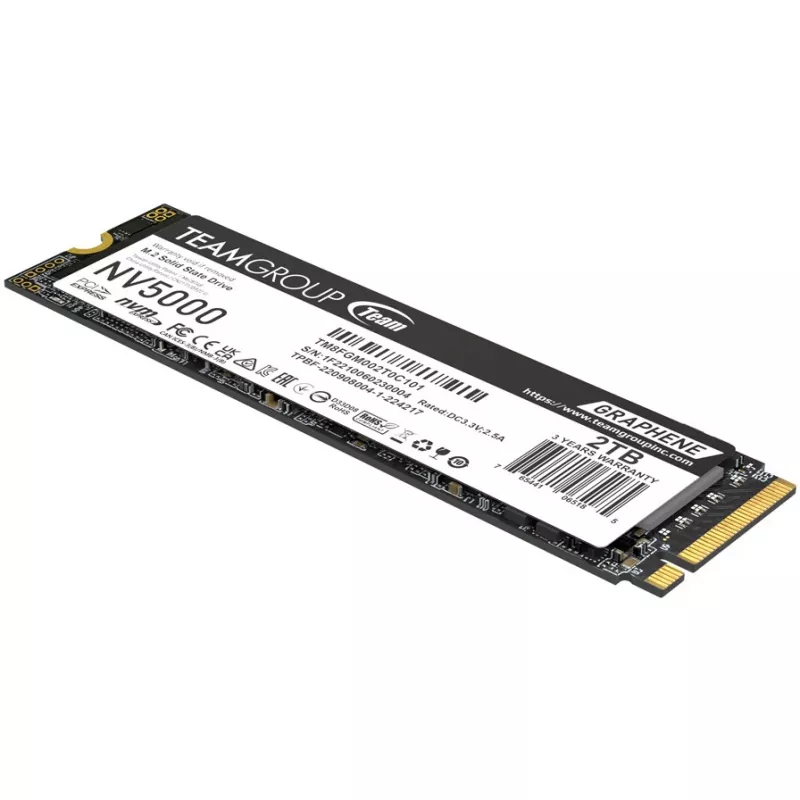 SSD disk Team Group 2 TB M.2 2280 PCIe 4.0 x4 TM8FGM002T0C101