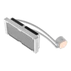 Gamemax | CPU Liquid cooler | ICEBURG 240 DIGITAL | White