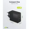 Indoor Charger Goobay 61757 Fast Charging USB Type-C 2 Ports Black