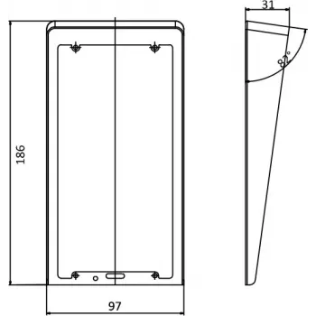 Rain shield Hikvision DS-KABV8113-RS