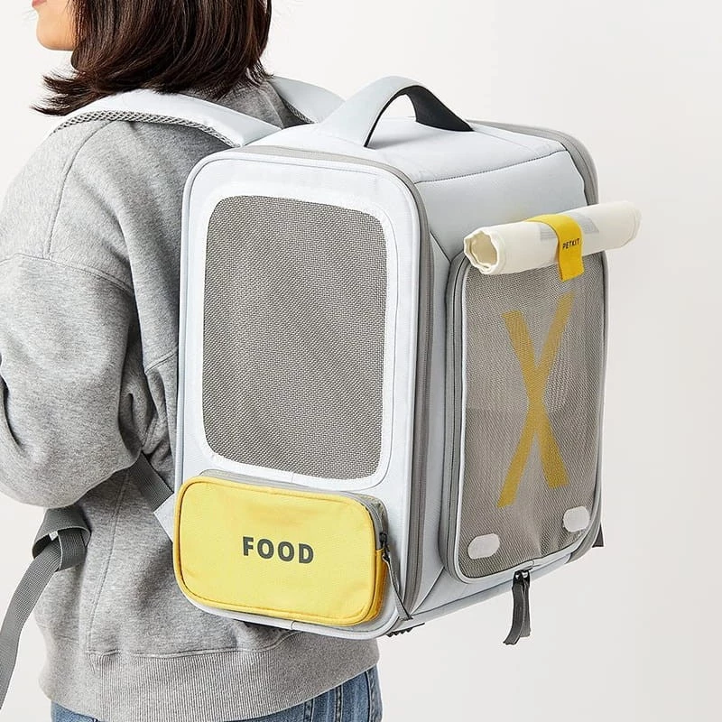 PETKIT Breezy xZone Cat Backpack Carrier - Grey