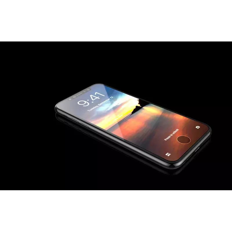 Tempered Glass Screen Protector Devia Van Entire View for iPhone XR 6.1 inch — black
