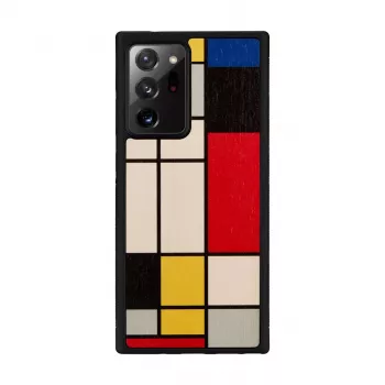 Phone case Man and Wood Galaxy Note 20 Ultra Wood Black — wooden protective back cover
