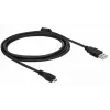 USB cable DeLOCK 82335 USB 2.0 2 m USB A Micro-USB B Black