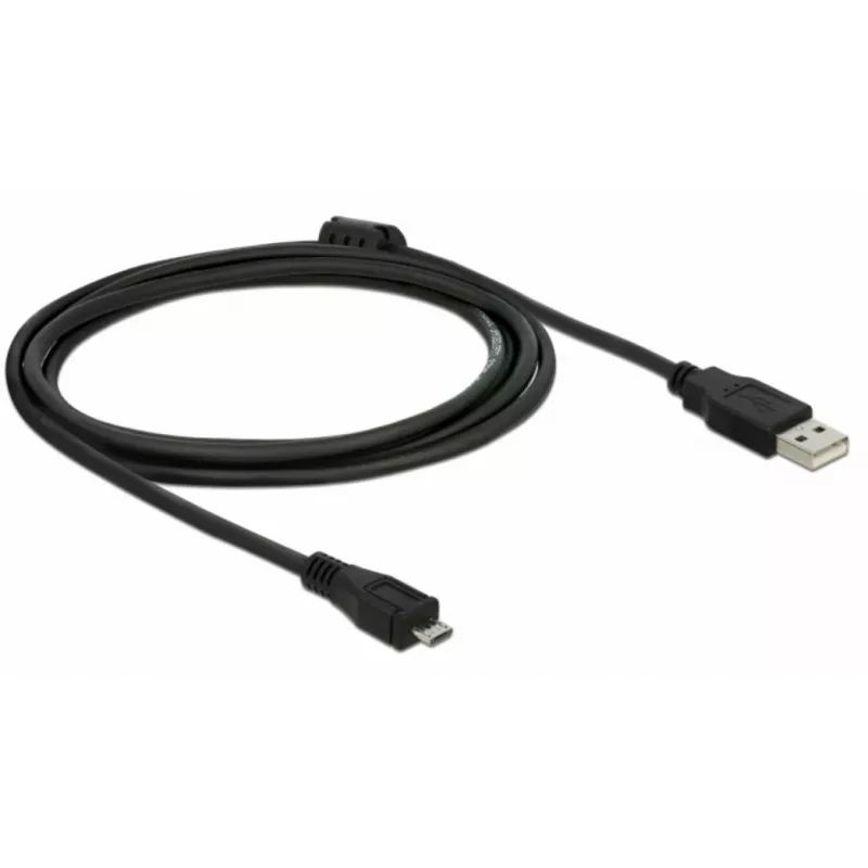 USB cable DeLOCK 82335 USB 2.0 2 m USB A Micro-USB B Black