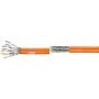 LogiLink Professional - Bulk Cable - 100 m - 7.5 mm - SFTP, PiMF -Cat.7 Raw Cable - Halogen-Free, robust, Duplex - orange