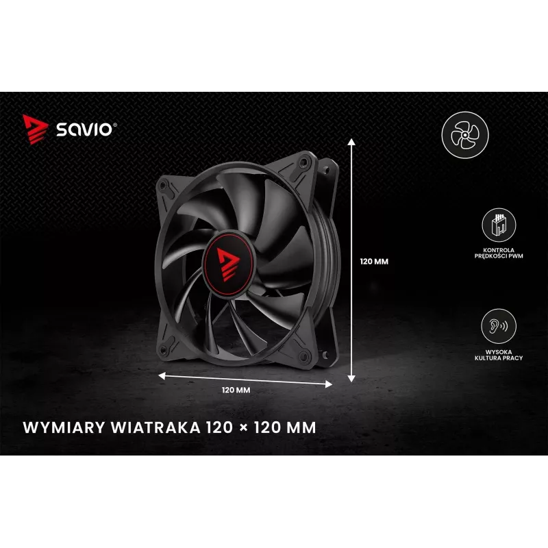 SAVIO SAVGBLADE 120mm PWM Case Fan