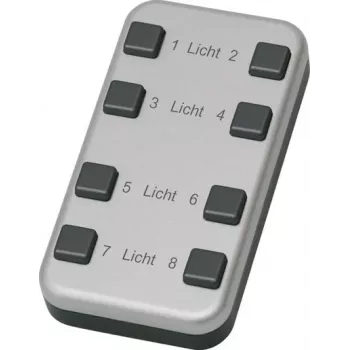 Wireless Mini Remote Control Eltako FMH8-wg — 8-channel, white glossy