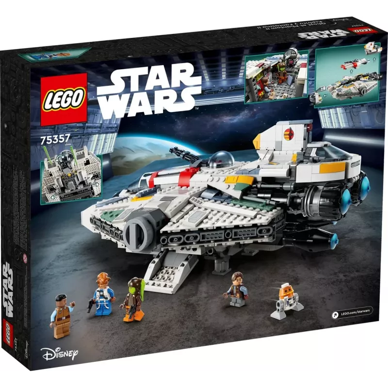 LEGO Star Wars playset 75357 — The Ghost and Phantom II, 1,394 pieces, 4 minifigures, age 10+