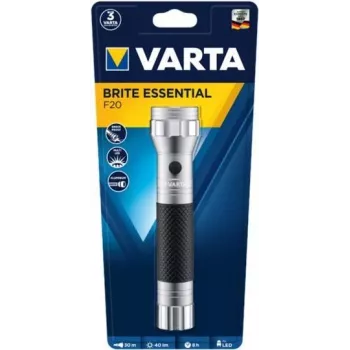 LED flashlight Varta Brite Essential F20 15618 101 401, 200 lm, compact design