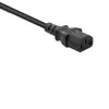 Power extension cable QOLTEC 50459 IEC C13 to C14 1.5m