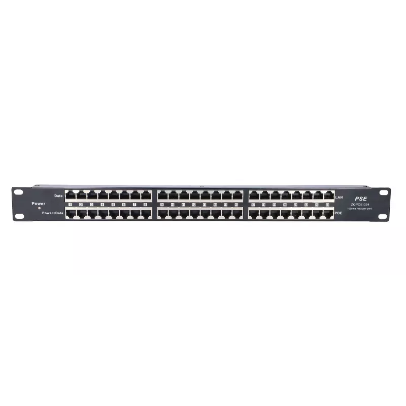 Extralink PoE Injector 24 Port 24x 100Mb/s RJ45, Rackmount