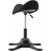 UP UP Toronto Ergonomic Balance Stool Black Fabric with Longer Gas Lift