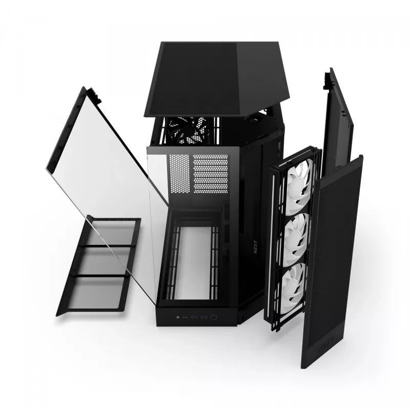 PC case NZXT H9 Flow RGB Midi Tower Black