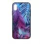Protective cover glass with print Tellur for iPhone XS — tempered screen protector