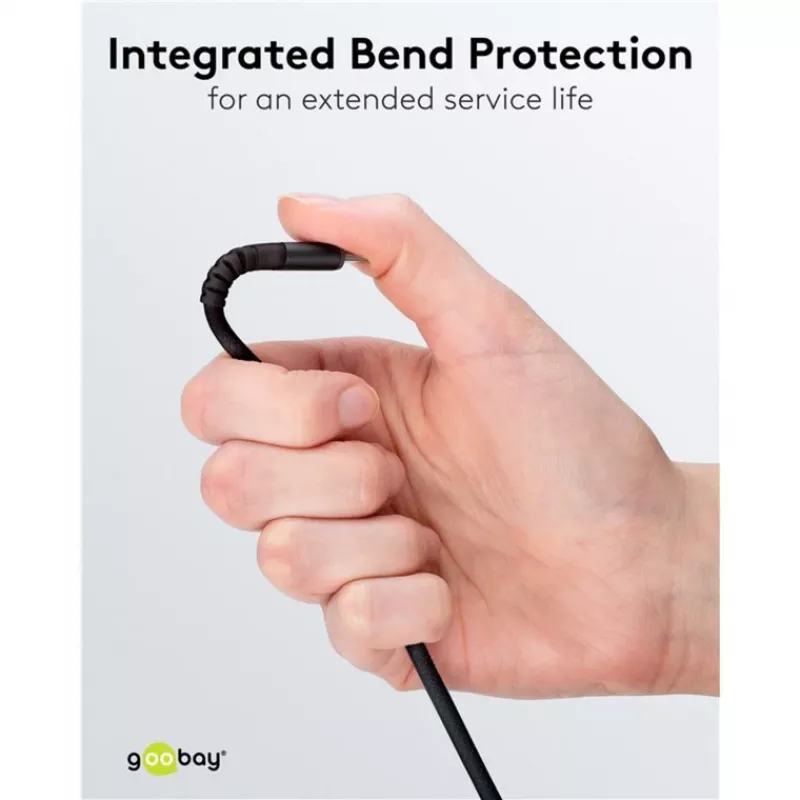 Goobay 74526 USB Cable Black