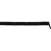 LAPP 73220241 Coiled Cable UNITRONIC® SPIRAL 200 mm / 800 mm 2 x 0.25 mm² Black 5 pc(s) (73220241)