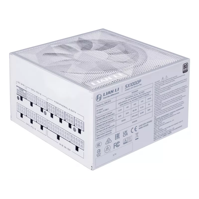 Power supply unit Lian Li SX Series 80 PLUS Platinum fully modular PCIe 5.1 ATX 3.1 1000 W