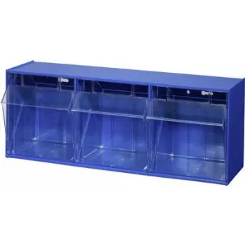 Storage Box allit VarioPlus ProFlip 3 B x H T 600 240 – modular plastic storage system