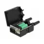 Wire connector DeLOCK 66232 Sub-D 9 10 pin terminal block Black