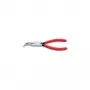Knipex Flat nose pliers L.160mm flat/round 40deg. threaded pole ball nose cover