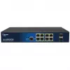 Managed 10-port PoE Switch ALLNET ALL-SG8610PMJ with 8 PoE+ ports and 2 uplink ports