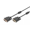 Assmann DVI connection cable. DVI(24+1). 2x ferrit M/M. 10.0m. DVI-D dual link. UL. bl (AK-320101-100-S)