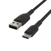 Braided USB-C USB-A 3m Black