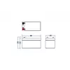 Battery AGM VRLA 12V 1.3Ah Sans Entretien