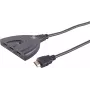 HDMI switch ShiverPeaks 05-02007 3x1 4K60Hz — 3 inputs to 1 output, UHD 3840x2160@60Hz