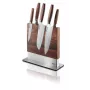 Guard knife block GEFU 13958 by NPC Polska — stainless steel and walnut, 90×250×256 mm