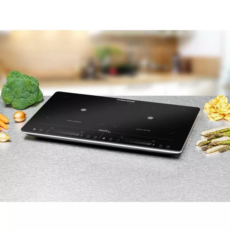 Rommelsbacher CT 8686,80cm (3420) Hob Black Worktop 56 cm Zone Induction Hob 2 Zone(n) (CT3420/in)