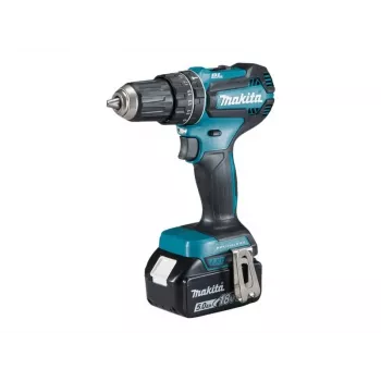 Makita DHP485RTJ drill 28500 RPM Keyless 1.5 kg Black, Blue