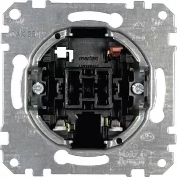 Electrical switch Merten MEG3116-0000, single-pole, 250 V AC, 10 A, white