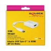 Video Cable Adapter DeLOCK 63937 USB Type-C to HDMI 0.1m White