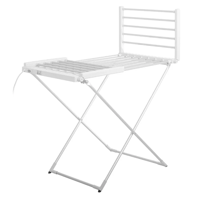 Foldable electric clothes drying rack Adler AD 7821 — Silver White, IP22 protection