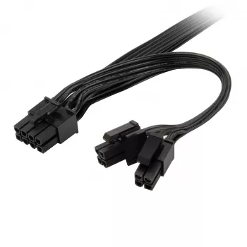 Power Cable Adapter Triton SST-PP13 — 8‑Pin EPS to 8‑Pin EPS & 4+4‑Pin