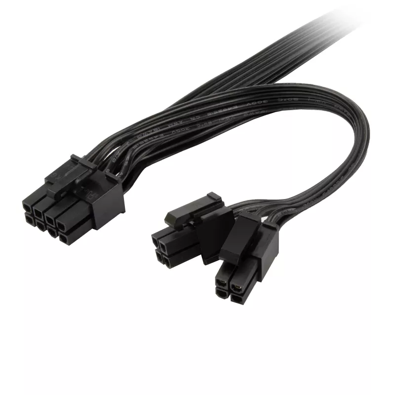 Power Cable Adapter Triton SST-PP13 — 8‑Pin EPS to 8‑Pin EPS & 4+4‑Pin