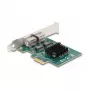 DeLOCK PCI Express x1 Card to 2 x RJ45 Gigabit LAN BCM Grey