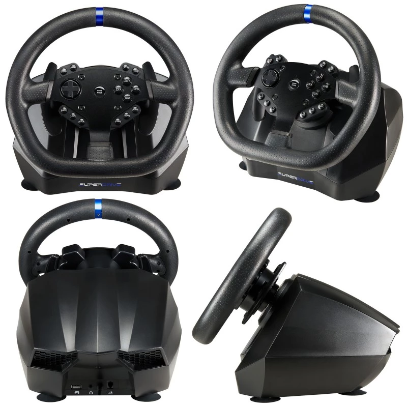 Steering wheel + Pedals Subsonic SA5640-NG Black PC PlayStation 4 Xbox One
