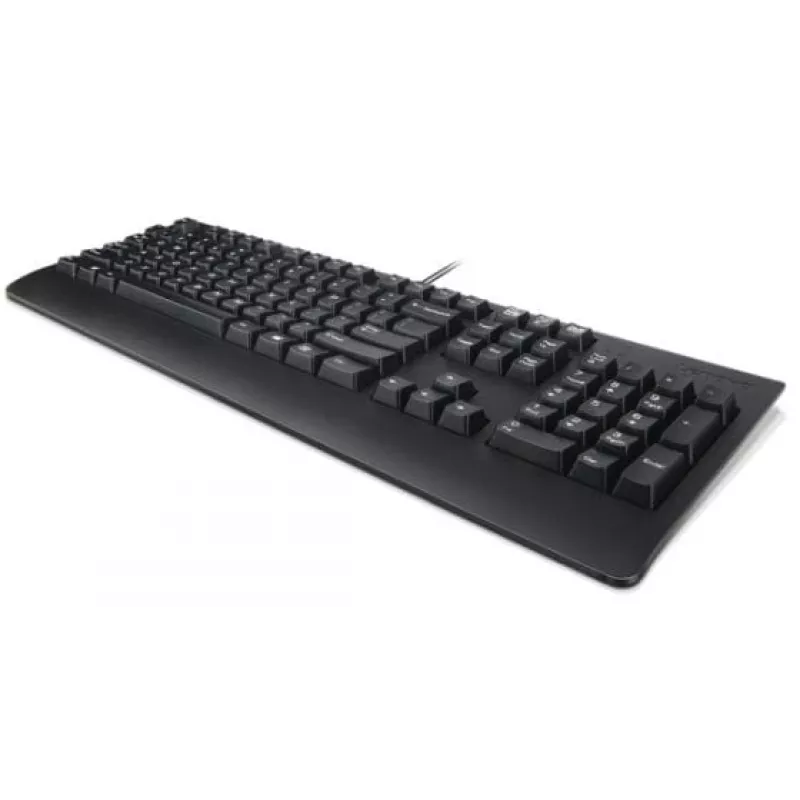 Wired Lenovo Preferred Pro II Full-size USB Keyboard, QWERTY, Romanian layout, Black, Wrist rest