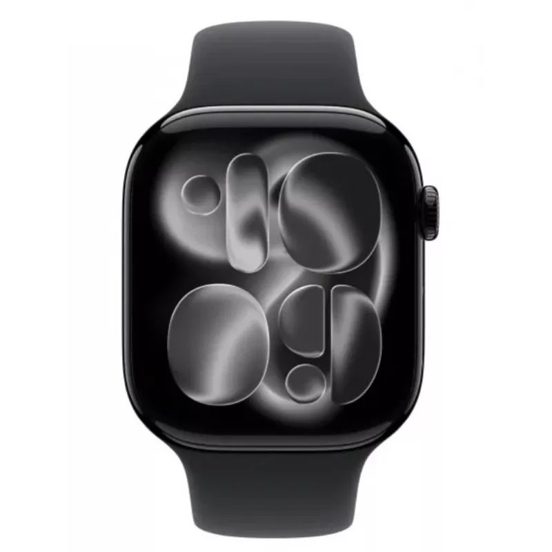 Watch Series 11 GPS 42mm Jet Black Aluminium Case with Black Sport Band - M/L