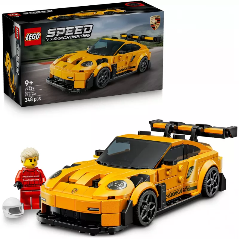 Construction Toy LEGO Porsche 911 GT3 RS Speed Champions 77239 — 1:18 scale, 348 pieces, 9+ years