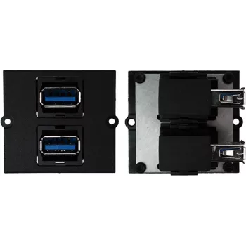 Socket Outlet Bachmann 917.059 2 x USB A Black