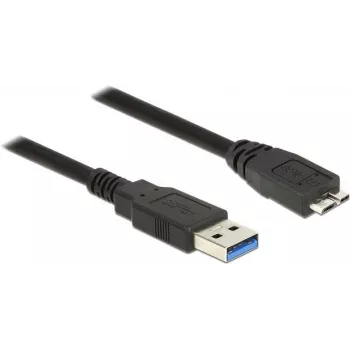 USB Cable DeLOCK 85072 USB 3.2 Gen 1 1m USB A Micro-USB B Black