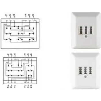 Socket-outlet ShiverPeaks BS74050W White