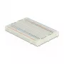 Breadboard DELOCK 18315 — plastic white, 54 × 84 × 9 mm
