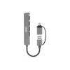 PORT CONNECT | Hub USB-C/USB-A vers 4 ports USB-A 3.0 5Gbps